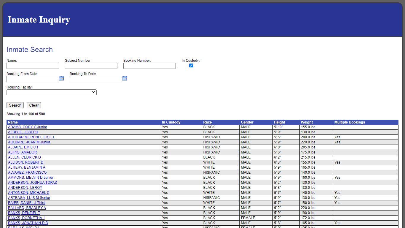 Inmate Search - inquiry.willcosheriff.org